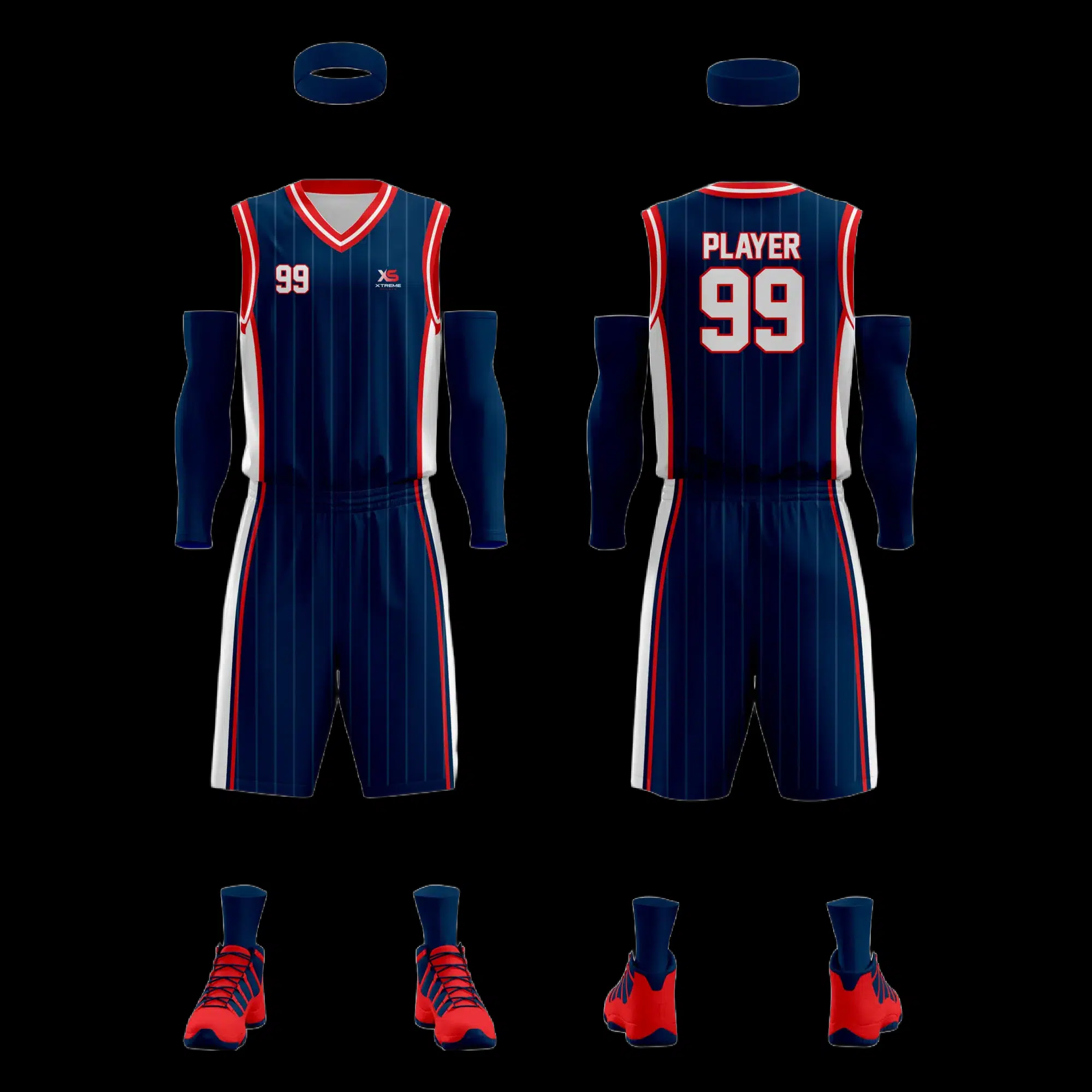 CUSTOMIZABLE BASKETBALL UNIFORM (SINGLE SIDED) - Image 2