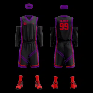 CUSTOMIZABLE BASKETBALL UNIFORM (SINGLE SIDED)
