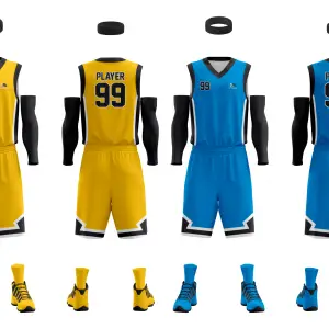 CUSTOMIZABLE BASKETBALL UNIFORM (REVERSIBLE - DOUBLE SIDED)